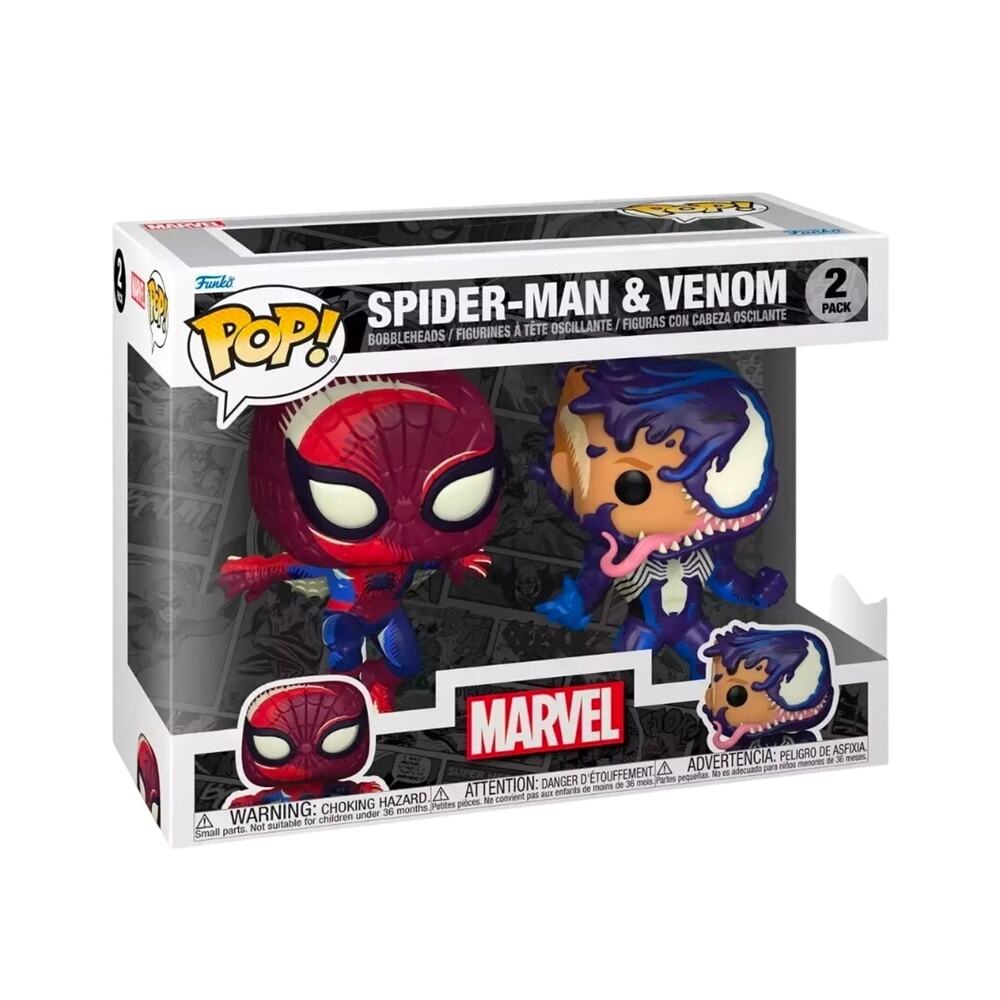 D23 Exclusive Spider-Man and Venom Funko Pop